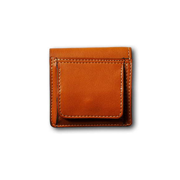 外側コインケース付きコンパクトウォレット二つ折り｜フォレストシリーズ　